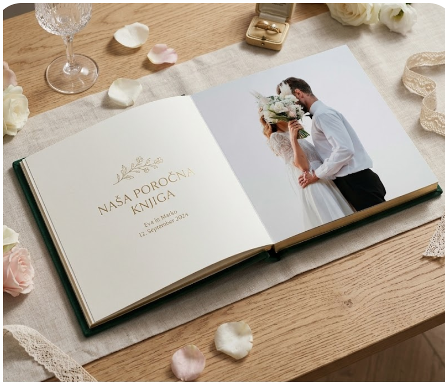 izdelava poročne knjige